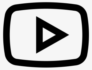 Play Transparent Background Png - Youtube Logo Black 2018 Png
