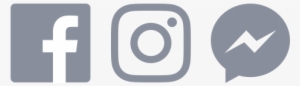 It Should Be Used At Equal Size To Neighboring Icons - Fb Twitter Instagram Logo Png