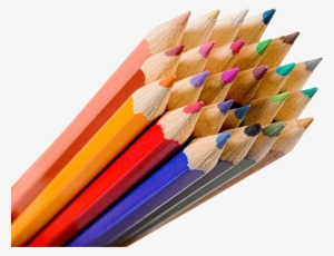 Bunch Of Color Pencils - Colored Pencils Png