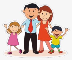 Nuclear Family Clip Art Illustration Extended Family - Que Es La Convivencia Familiar