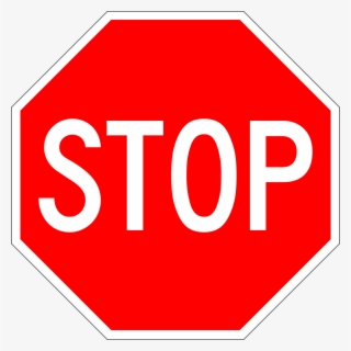 Stop Sign - Red Stop Sign Clip Art