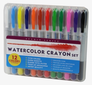 By Peter Pauper Press - Studio Series Watercolor Crayon Set (12 Water