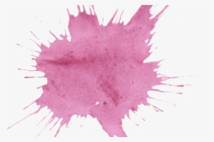 Light Pink Watercolor Splash - Watercolor Painting