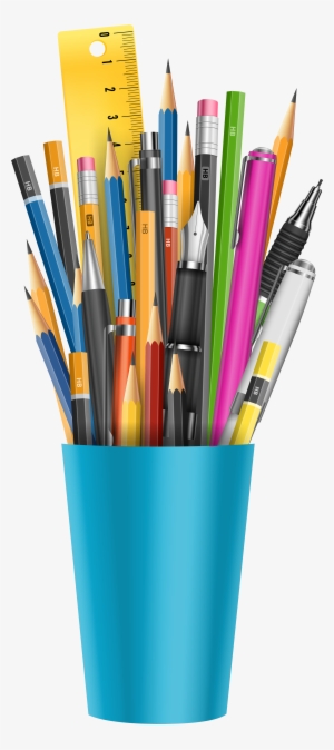 Pencil Cup Png Clipart Picture - Pen And Pencil Png