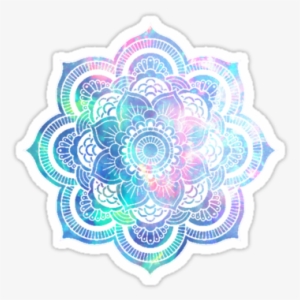 Tumblr Pinterest Watercolor Colorful Colours Mandala - Png Tumblr Colourful Mandala