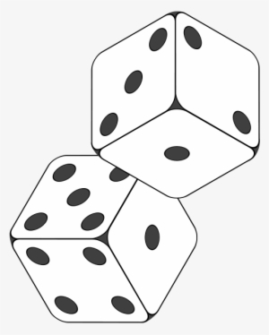 Picture Library Library Black White Pinterest - Dice Clip Art