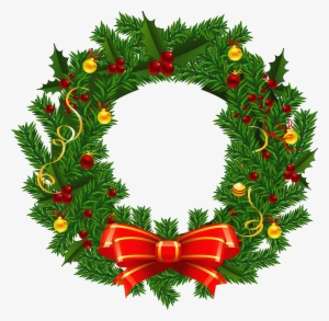 Xmas Stuff For Christmas Wreath Images Clip Art - Christmas Wreath Clipart Png