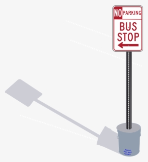 This Free Icons Png Design Of Bus Stop Sign In Cement