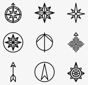 Up Arrow Icons - North Icon Vector