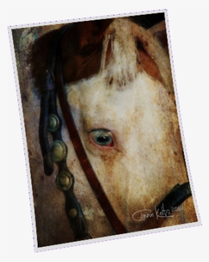 Blue Eyed Paint Horse Watercolor - Pencil Skirt