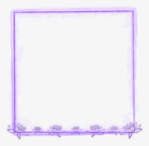 Watercolor Border, Flower Watercolor, Lotus Flower, - Watercolor Frame Png