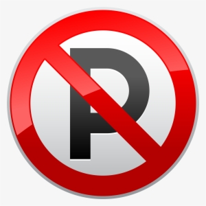 No Parking Prohibition Sign Png Clipart - Imagenes De Signos De Transporte