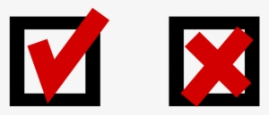 Tick And Cross Checkbox Vector Llustration - Do's And Don Ts Vector