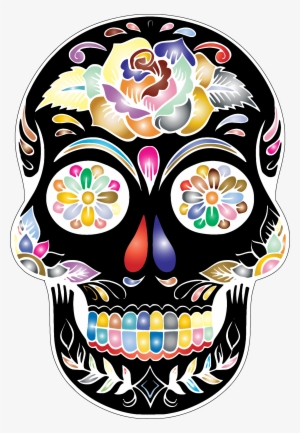 Sugar Skull Clipart At Getdrawings - Day Of The Dead Png