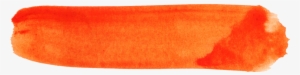 Brushstroke Vector Pencil Stroke - Orange Watercolor Brush Png
