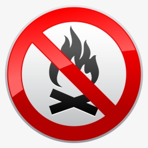 No Fire Prohibition Sign Png Clipart - No Parking Clipart