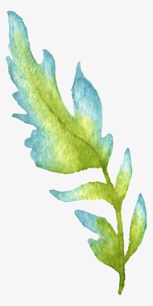 Blue Fire Branches And Leaves Transparent Decorative - Blue