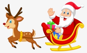 Download Santa Sleigh Png Free Hd Santa Sleigh Transparent Image Pngkit