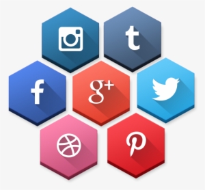Sociohexs 40 Free Hexagonal Social Media Icons - Problems In Smart Cities