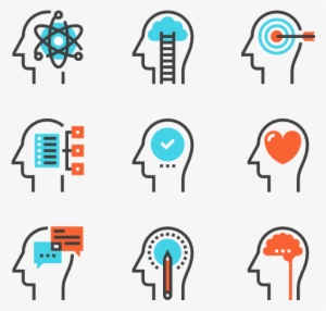 Head Brain Icons - Vector Icon Brain