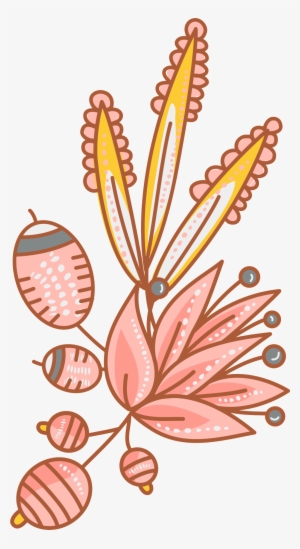 Pink Watercolor Hand Painted Flower Cartoon Transparent - Watercolor Painting