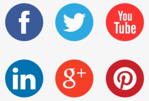 Flat Social Media Icons Png - Social Media Logo Hd