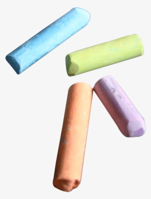 Color Chalk Pieces Png Transparent Image - Chalk Png