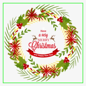 Inspiring Christmas Wreath With Mistletoe Clipart Web - Christmas Wreath Clipart Png