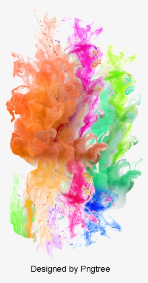 Colored Smoke, Splash, Float, Colored Clouds Png And - Lg Uk410 G Pad 7.0 Lte U.s. Cellular Tablet - Black