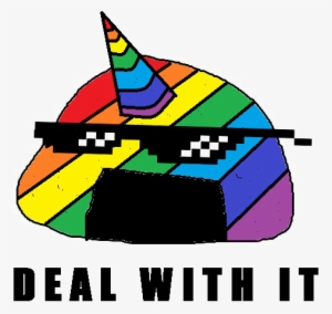 Deal With It Pixel Sunglasses Png High-quality Image - Portable Network Graphics