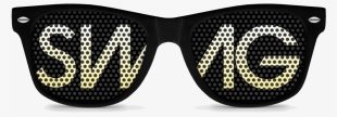 Swag Glasses Png Image Background - Swag Black Retro Party Sunglasses