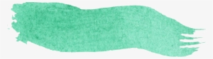 Transparent Watercolor Green - Green Watercolor Brush Png