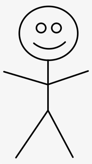 Man Stick Figure Png Banner Black And White Stock - Stick Figure Png