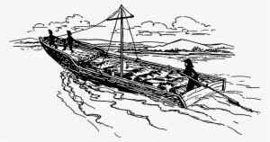 Plant Drawings Plants Line Art Watercolor Painting - Perahu Nelayan Vector