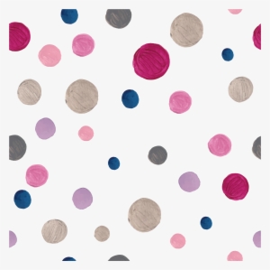 Polka Dot Watercolor Painting Pattern - Watercolor Painting