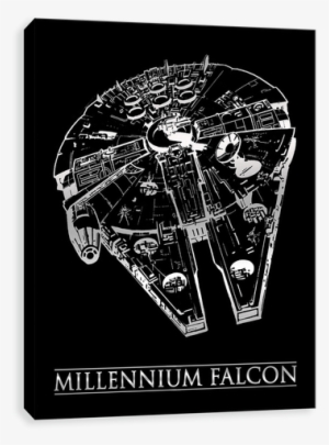 Classic Star Wars Logo Png - Star Canvases By Entertainart - Star Wars Millennium