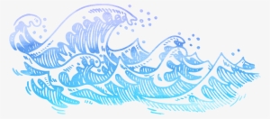 Drawing Watercolor Painting - Waves Drawing Black And White