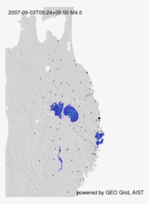 Quick Estimation System For Earthquake Maps Triggered - Illustration