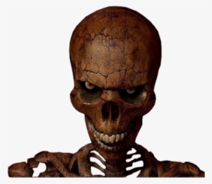 Skeleton-096 - Scary Skeleton Png