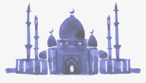 Svg Royalty Free Hand Painted Islamic Architecture - Ramadan Mubarak Frases