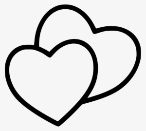 Heart Two Couple Love Valentine Comments - Icon