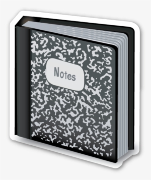 Com Emoji Tumblr Png, Tumblr School Supplies, Stickers - Book Emoji Black And White