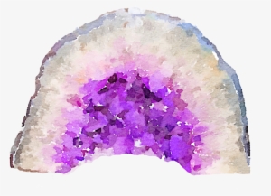 Clip Library Library Geode Drawing Watercolor - Geode Watercolor