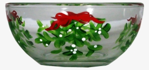 Mistletoe Love 6" Bowl - Drouin Mistletoe Salad Bowl The Holiday Aisle