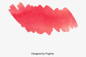 Red Watercolor Effect, Watercolor Clipart, Color Drawing, - Drawing