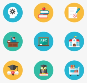 Essential Icon Family Flat - Learning Icons Png