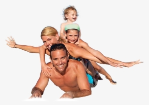 Attachment - Happy Family On Vacation Png