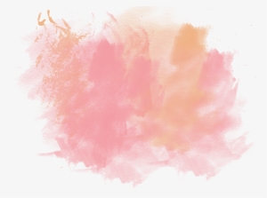 Wedding Photography Clip Library - Watercolor Splash Peach Png