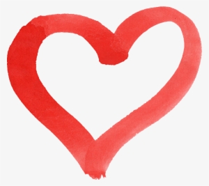 Watercolor Heart Png Clip Art Free - Png Format Love Heart Png