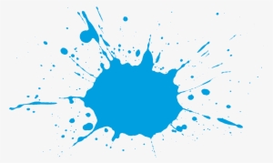 Blue Splat Png - Color Splash Png Blue